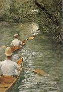 Gustave Caillebotte Racing boat oil on canvas